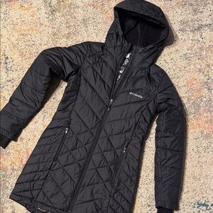 Columbia Omni Heat Women's Quilted Black Ski Jacket XS